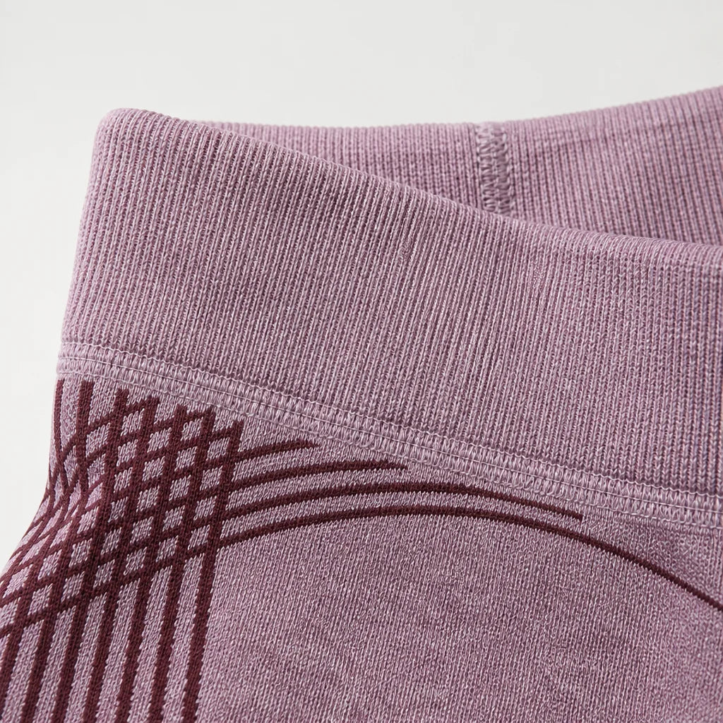 Détail du tissage 3D nid d'abeille, coloris violet rosé